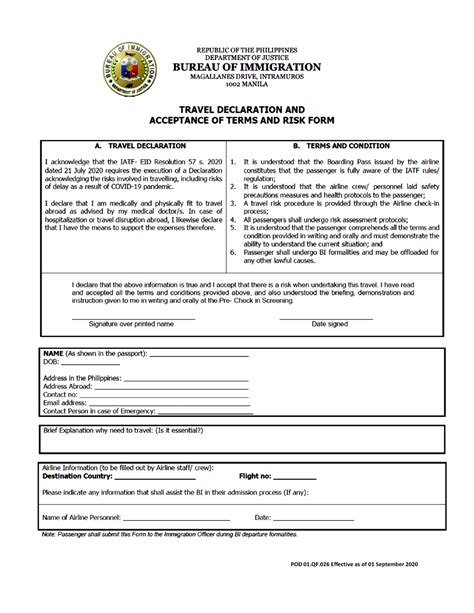 POD 01.QF.026 Effective as of 01 September 2020 .